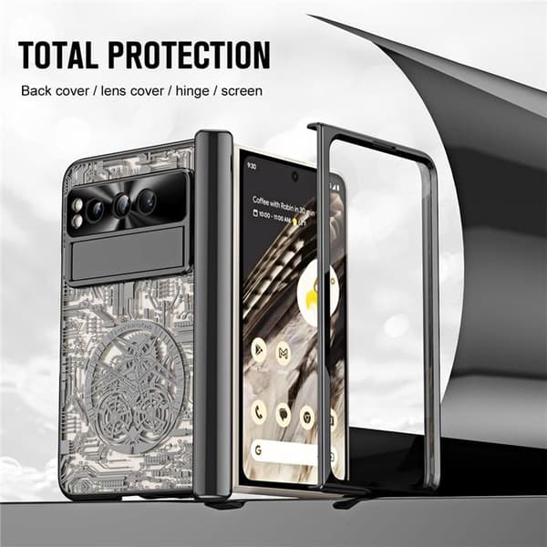 Google Pixel Fold Mobilskal Mechanical Legend - Svart