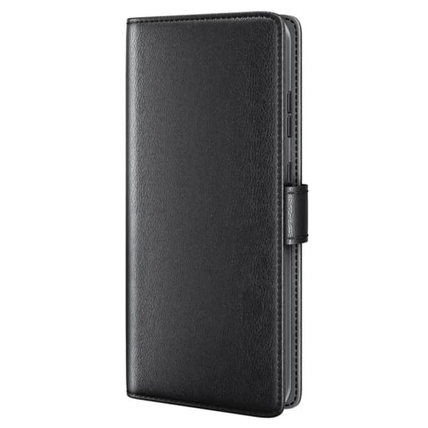 Sony Xperia 10 V Plånboksfodral Äkta Läder Flip - Svart