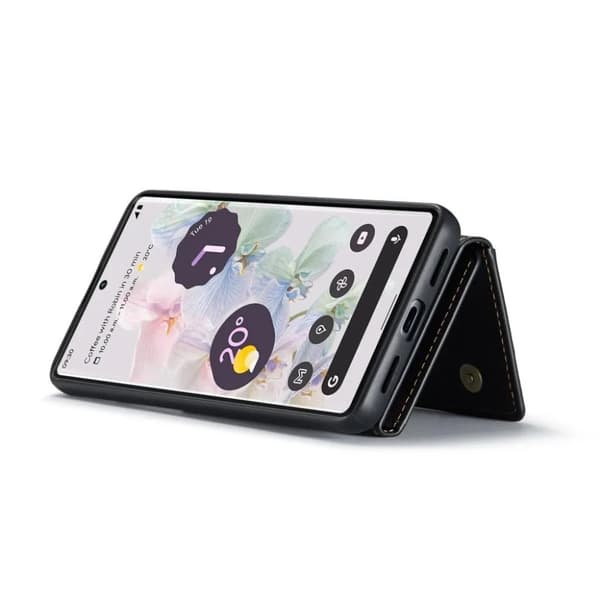 DG.MING Google Pixel 7 Pro Plånboksfodral M2 2IN1 - Svart