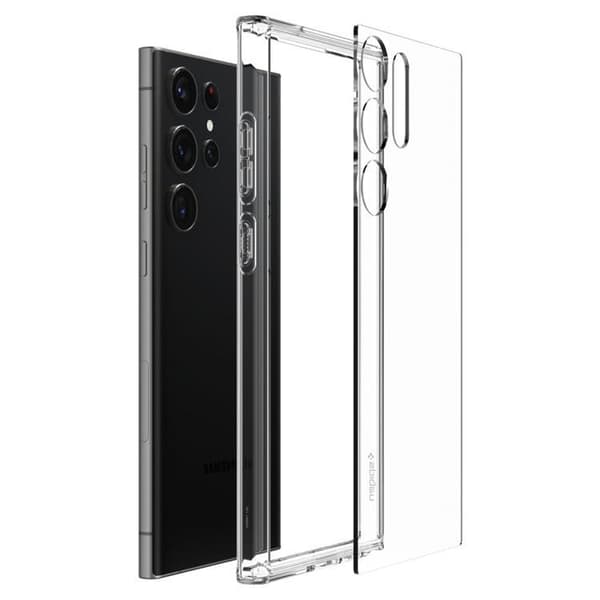 Spigen Galaxy S23 Ultra Crystal Ultra Hybrid - Transparent
