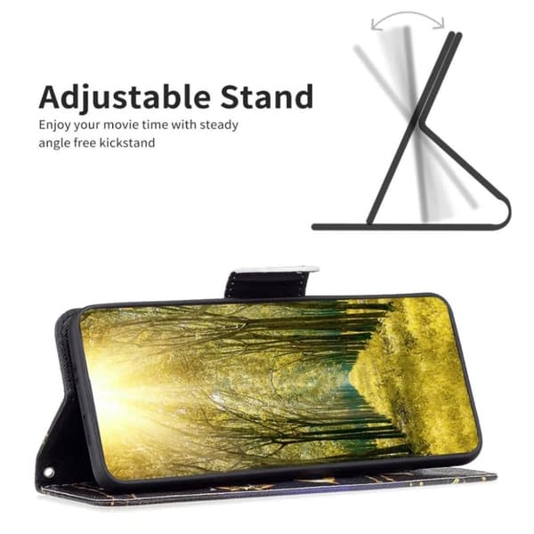 BF Galaxy A14 5G/4G Plånboksfodral Mönster - Smycken Fjäril