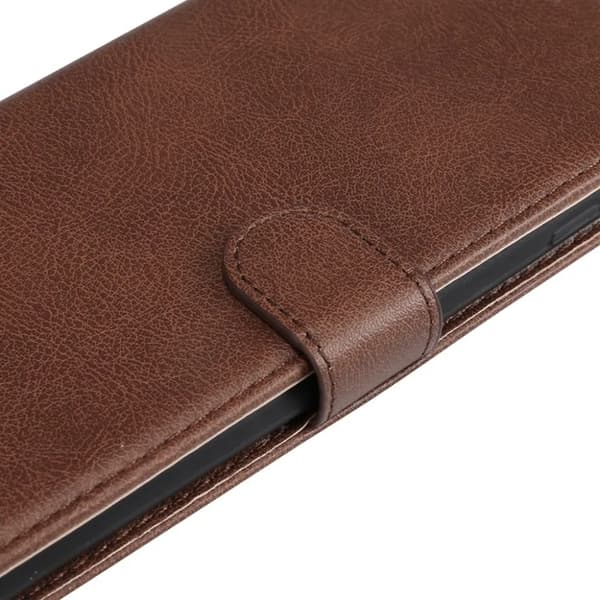 KT iPhone 15 Plus Plånboksfodral - Brun