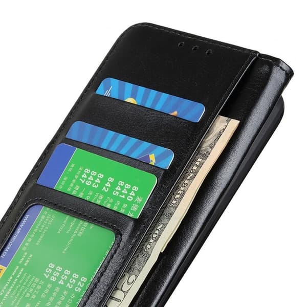 iPhone 15 Plus Plånboksfodral Resistant - Svart