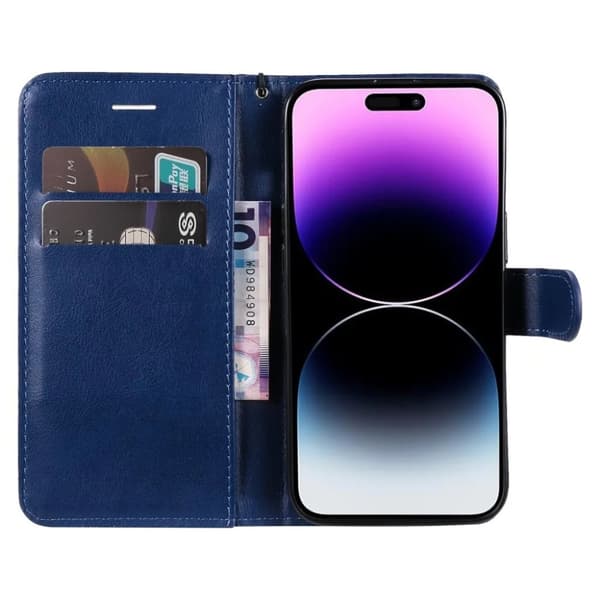 KT iPhone 15 Pro Max Plånboksfodral - Blå