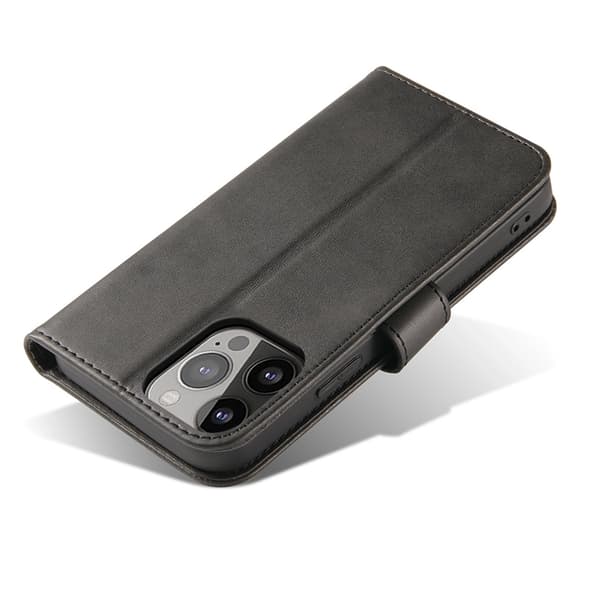 iPhone 15 Pro Plånboksfodral Magnet - Svart