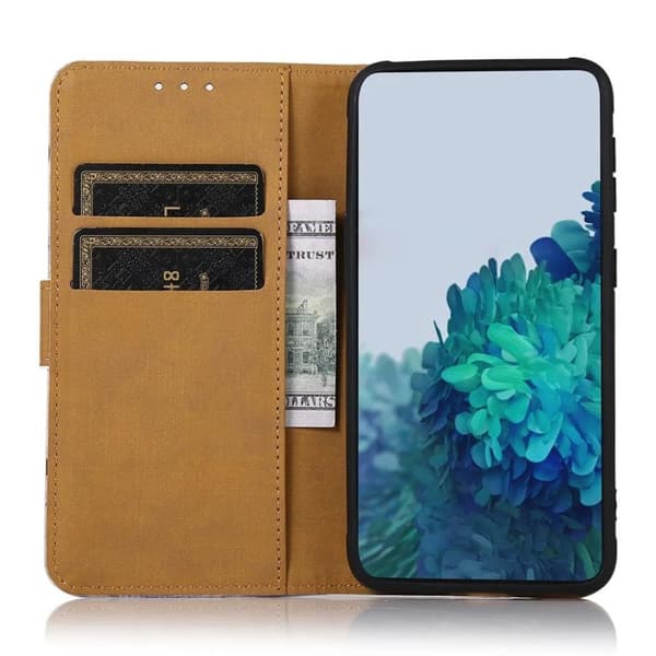 iPhone 15 Pro Max Plånboksfodral - Blå Träd