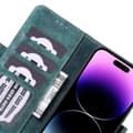 Miniatyrbild 3 av 5: ABEEL iPhone 15 Pro Max Plånboksfodral - Grön