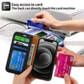 Miniatyrbild 8 av 10: iPhone 15 Plånboksfodral 2-in-1 Detachable - Svart