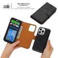 Miniatyrbild 7 av 10: iPhone 15 Plus Plånboksfodral 2-in-1 Detachable - Svart