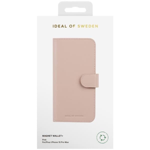 Ideal Of Sweden iPhone 15 Pro Max Plånboksfodral - Rosa