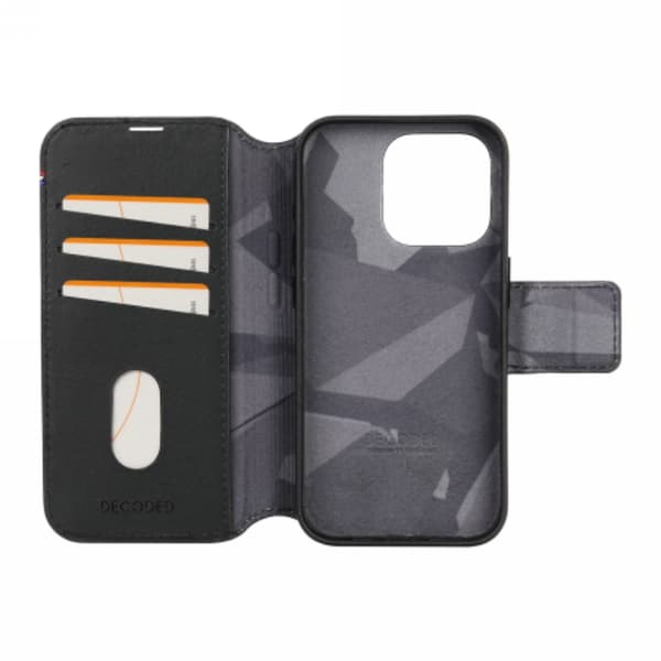 Decoded iPhone 15 Pro Max Plånboksfodral Magsafe Detachable - Svart