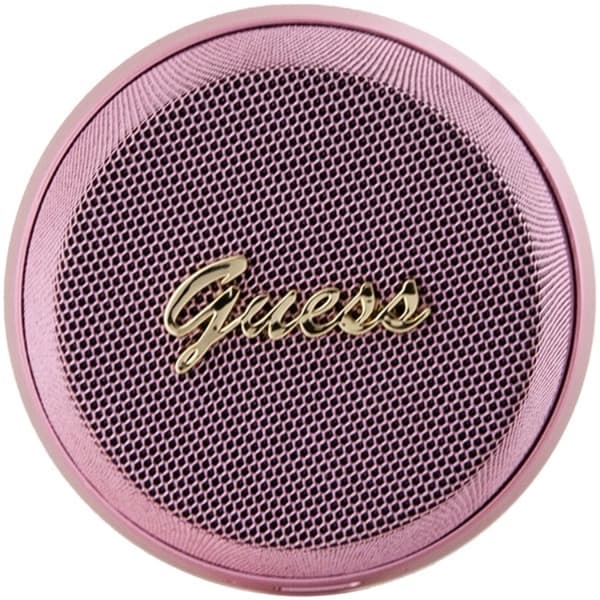 Guess Bluetooth Högtalare Magnetic Script Metal - Rosa