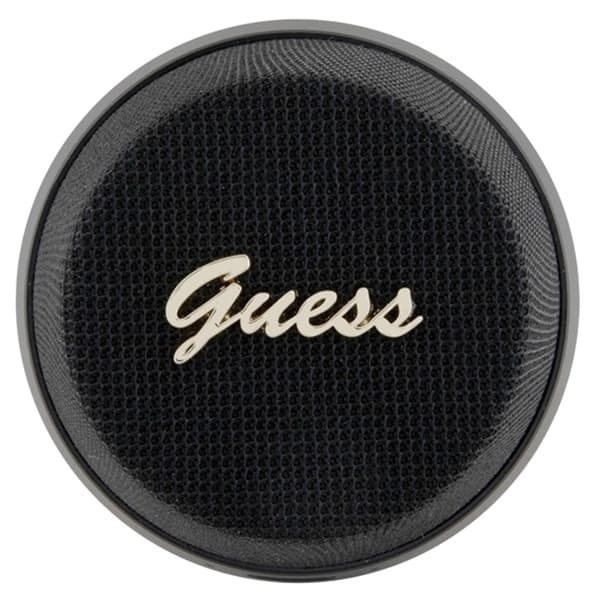Guess Bluetooth Högtalare Magnetic Script Metal - Svart