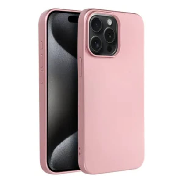 iPhone 15 Pro Max Mobilskal Metallic - Rosa