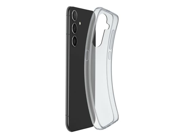 Matkapuhelimen takakansi Cellular Line Galaxy A55 Fine, läpinäkyvä, läpinäkyvä
