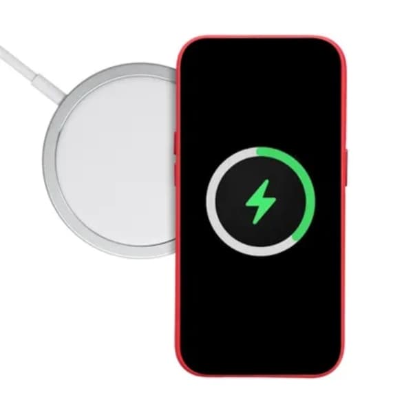 iPhone 15 Pro Max Mobilskal Magsafe Läder - Röd