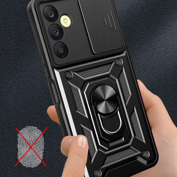 Tech-Protect Galaxy A15 4G/5G Mobilskal Camshield Pro - Svart
