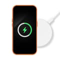 Miniatyrbild 4 av 5: iPhone 15 Pro Max Mobilskal Magsafe Läder - Orange
