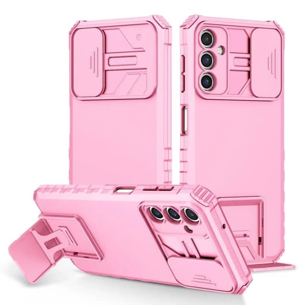 Galaxy A14 5G/4G Mobilskal Stöttåligt Kickstand - Rosa