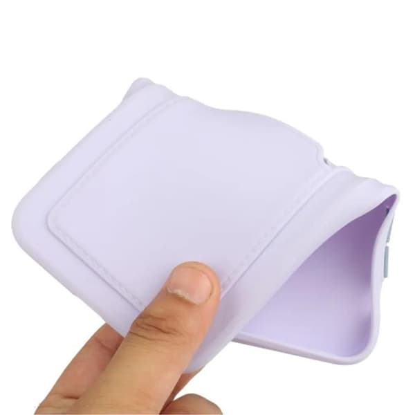 iPhone 15 Mobilskal Korthållare TPU - Lila