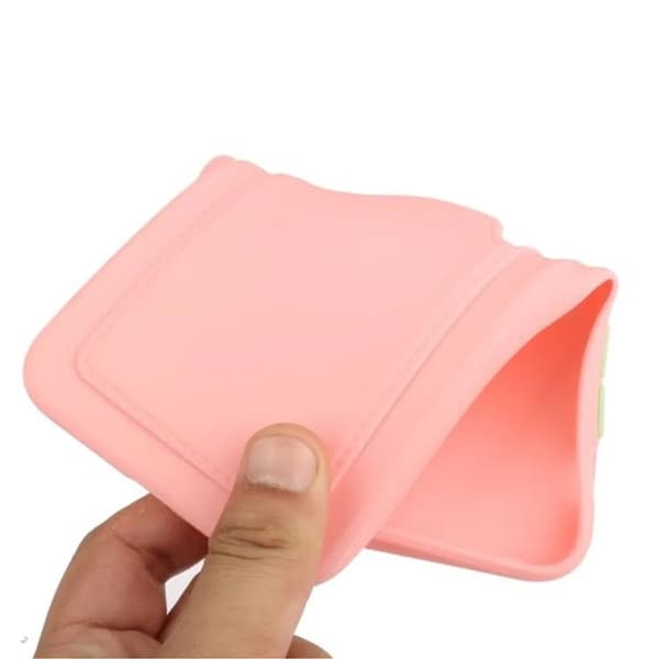 iPhone 15 Mobilskal Korthållare TPU - Rosa