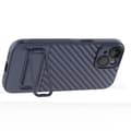 Miniatyrbild 3 av 5: iPhone 15 Mobilskal Kickstand TPU - Mörkblå