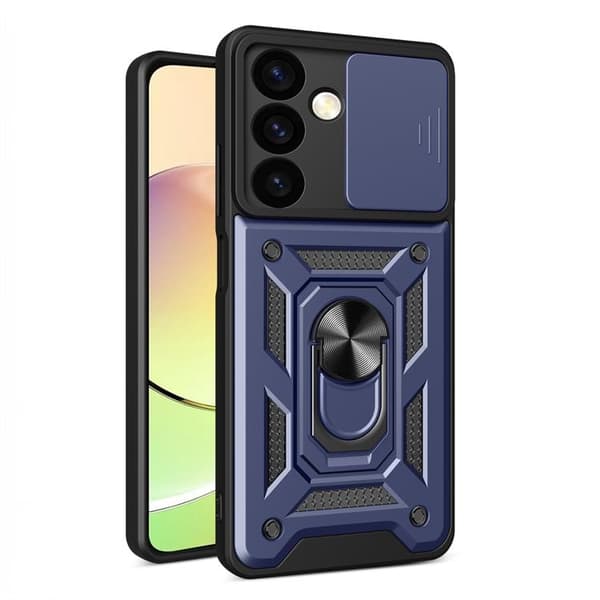 Galaxy A15 5G Mobilskal Hybrid Armor Camshield - Blå