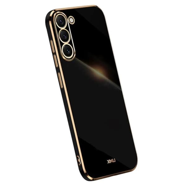 Galaxy S24 Plus Mobilskal Electroplating - Svart