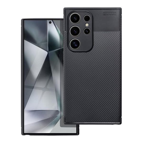 Galaxy S24 Ultra Mobilskal Carbon Premium - Svart