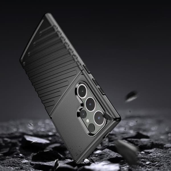Galaxy S24 Ultra Mobilskal Thunder Armored - Svart