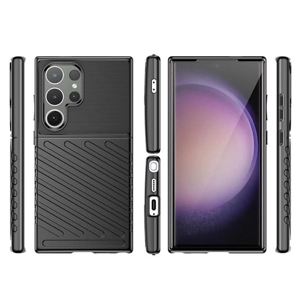 Galaxy S24 Ultra Mobilskal Thunder Armored - Svart
