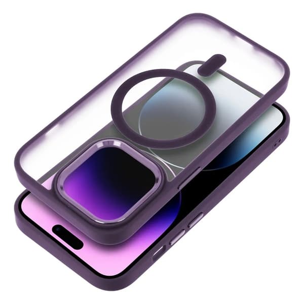 iPhone 15 Plus Mobilskal Magsafe Matte - Lila