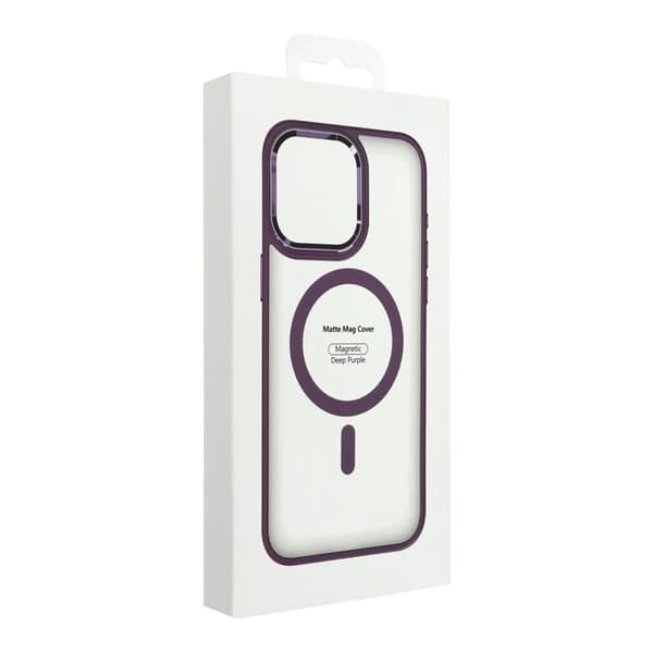 iPhone 15 Plus Mobilskal Magsafe Matte - Lila