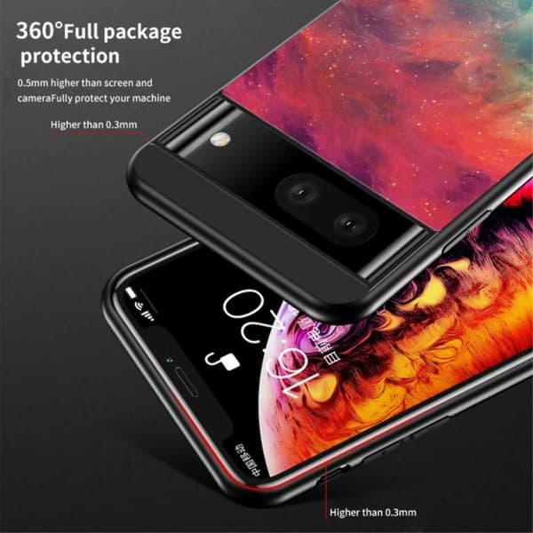 Google Pixel 7A Mobilskal Mönster - Starry Sky
