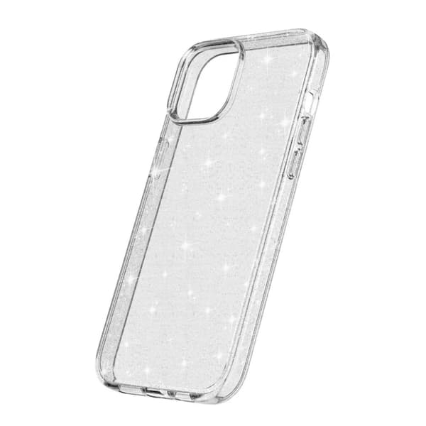 iPhone 15 Plus Mobilskal Glittrande - Vit