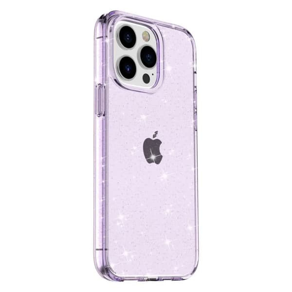 iPhone 15 Pro Mobilskal Glittrande - Lila