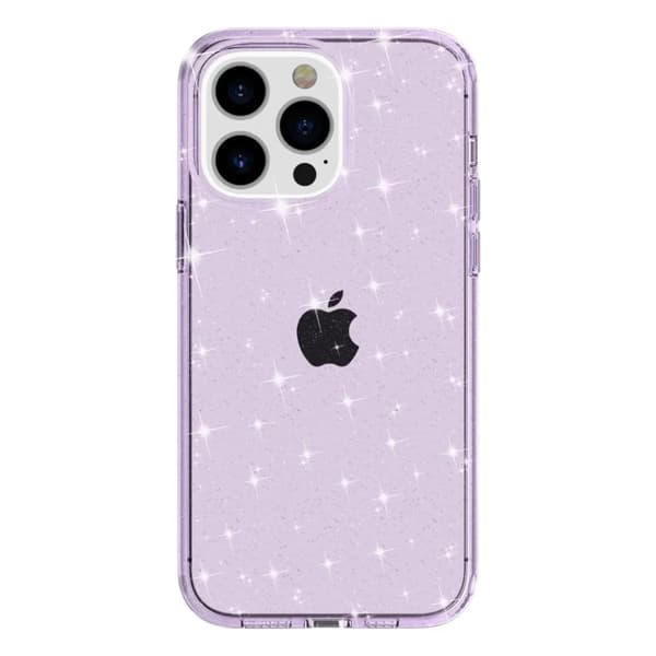 iPhone 15 Pro Mobilskal Glittrande - Lila