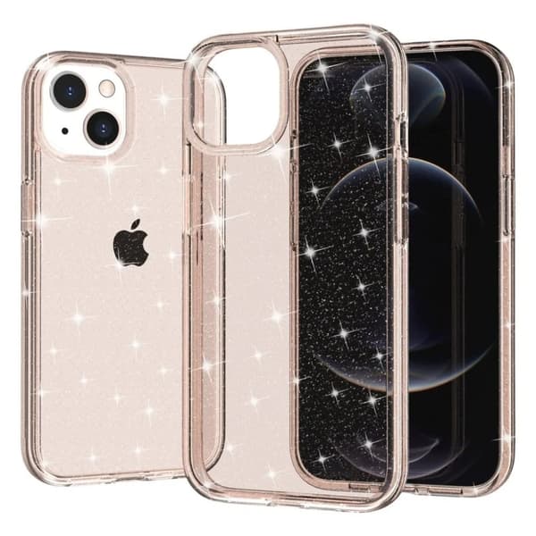 iPhone 15 Mobilskal Glittrande - Guld