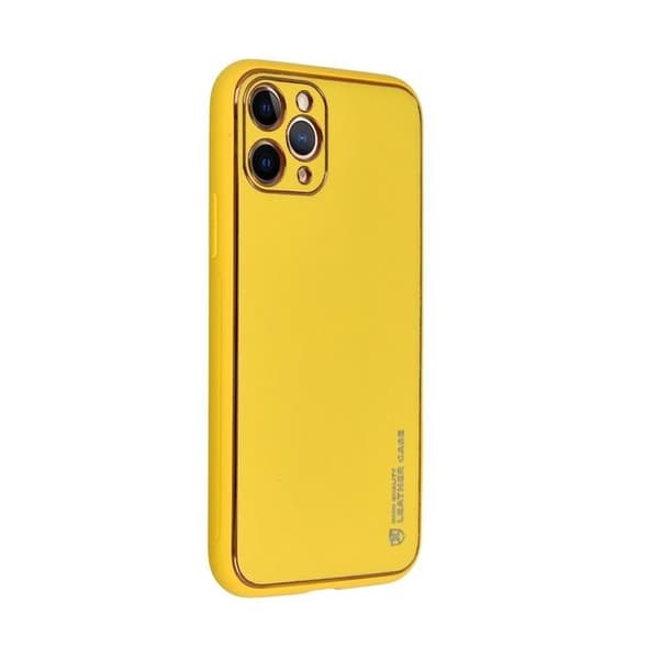 Galaxy A35 5G Mobilskal Läder - Gul