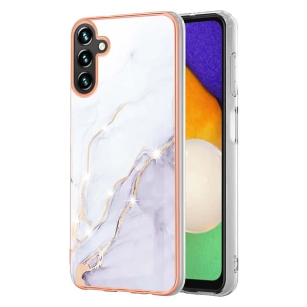 Galaxy A14 5G/4G Mobilskal Marmorerat YB IMD - Vit