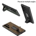 Miniatyrbild 7 av 8: GKK Galaxy S24 Ultra Mobilskal Folding KickStand - Svart