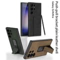 Miniatyrbild 8 av 8: GKK Galaxy S24 Ultra Mobilskal Folding KickStand - Svart