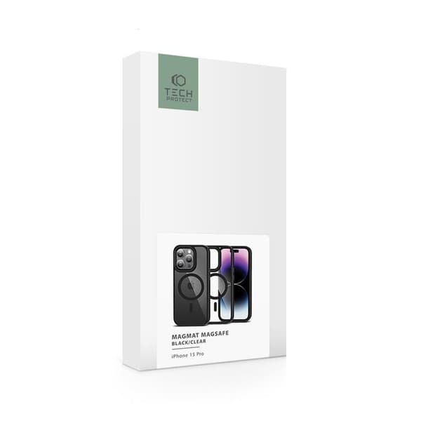 Tech-Protect iPhone 15 Pro Mobilskal Magsafe Magmat - Svart