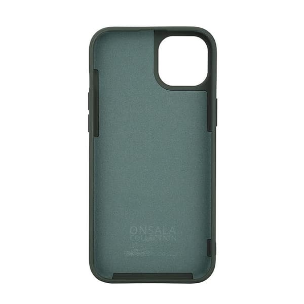 Onsala iPhone 15 Plus Mobilskal MagSafe Silikon - Olive