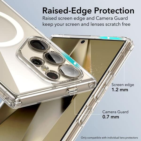 ESR Galaxy S24 Ultra Mobilskal Magsafe CH Halolock - Clear