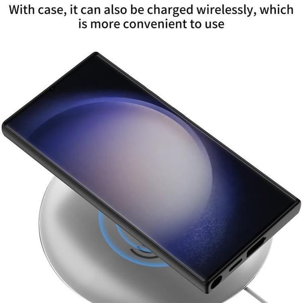 GKK Galaxy S24 Ultra Mobilskal Ringhållare KickStand - Svart