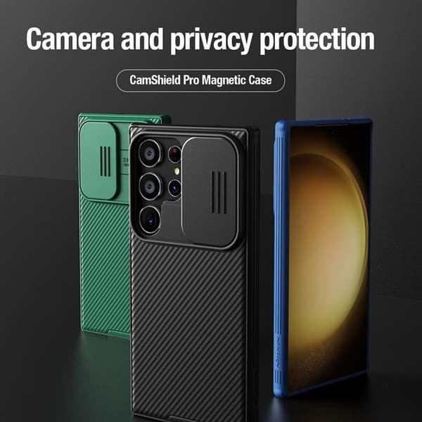 Nillkin Galaxy S24 Ultra Mobilskal CamShield Pro Armored - Grön