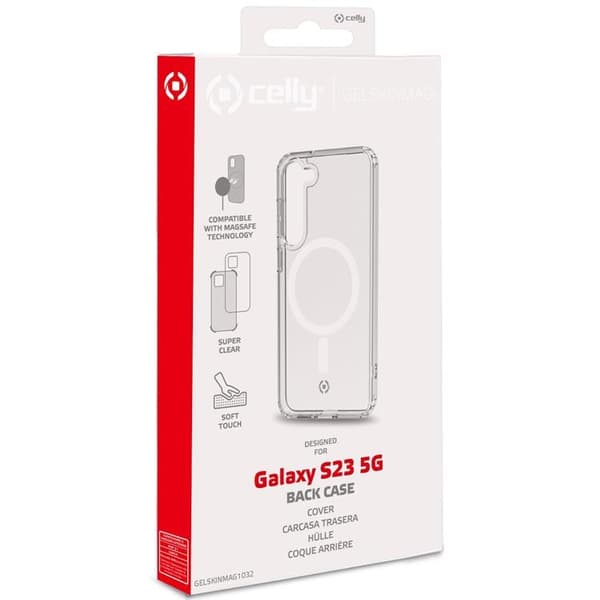 Celly Galaxy S23 5G Mobilskal Gelskinmag - Transparent