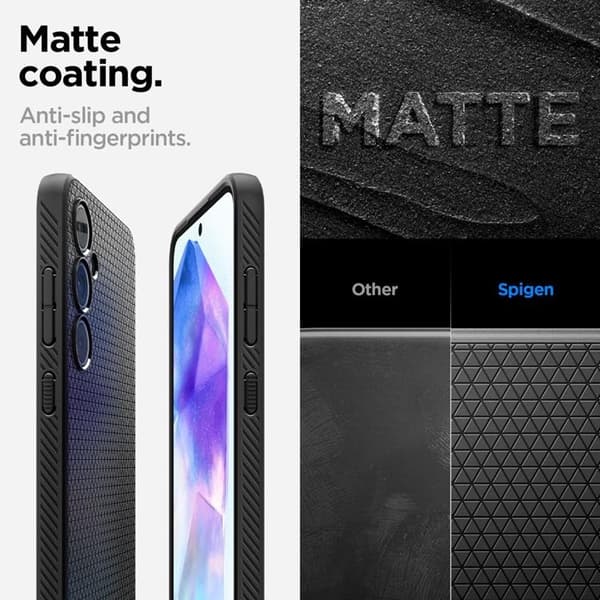 Spigen Galaxy A35 5G Mobilskal Liquid Air - Svart