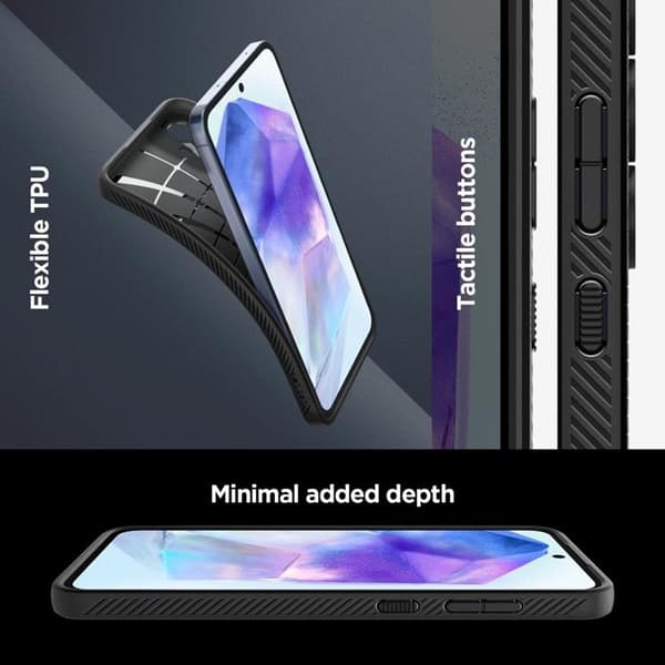 Spigen Galaxy A35 5G Mobilskal Liquid Air - Svart